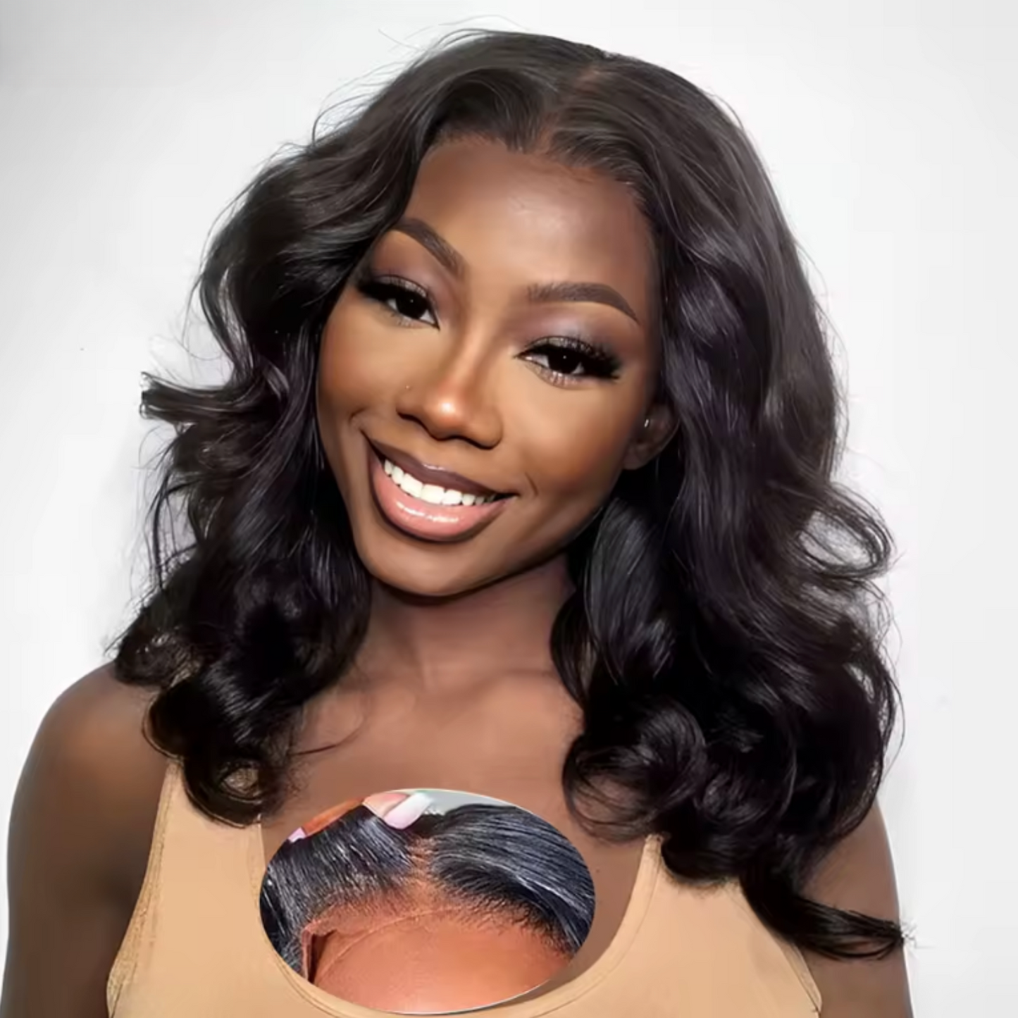 She Moves Different – #1B Body Wave Bob Brazilian 100% Human Hair Wig