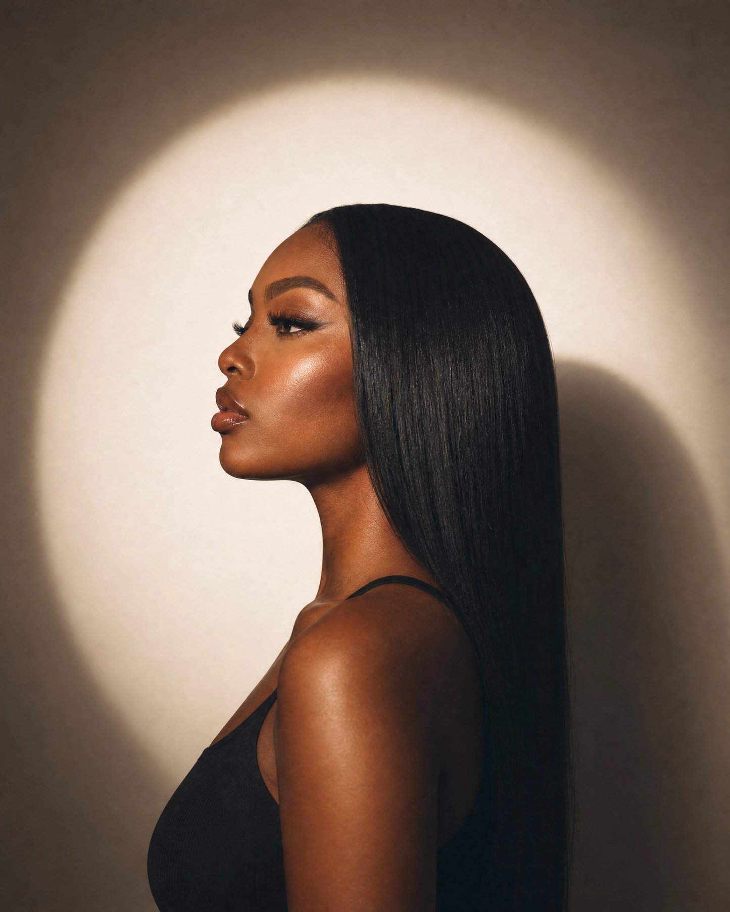 She’s Iconic - #1B Long, Straight Brazilian 100% Human Hair Wig